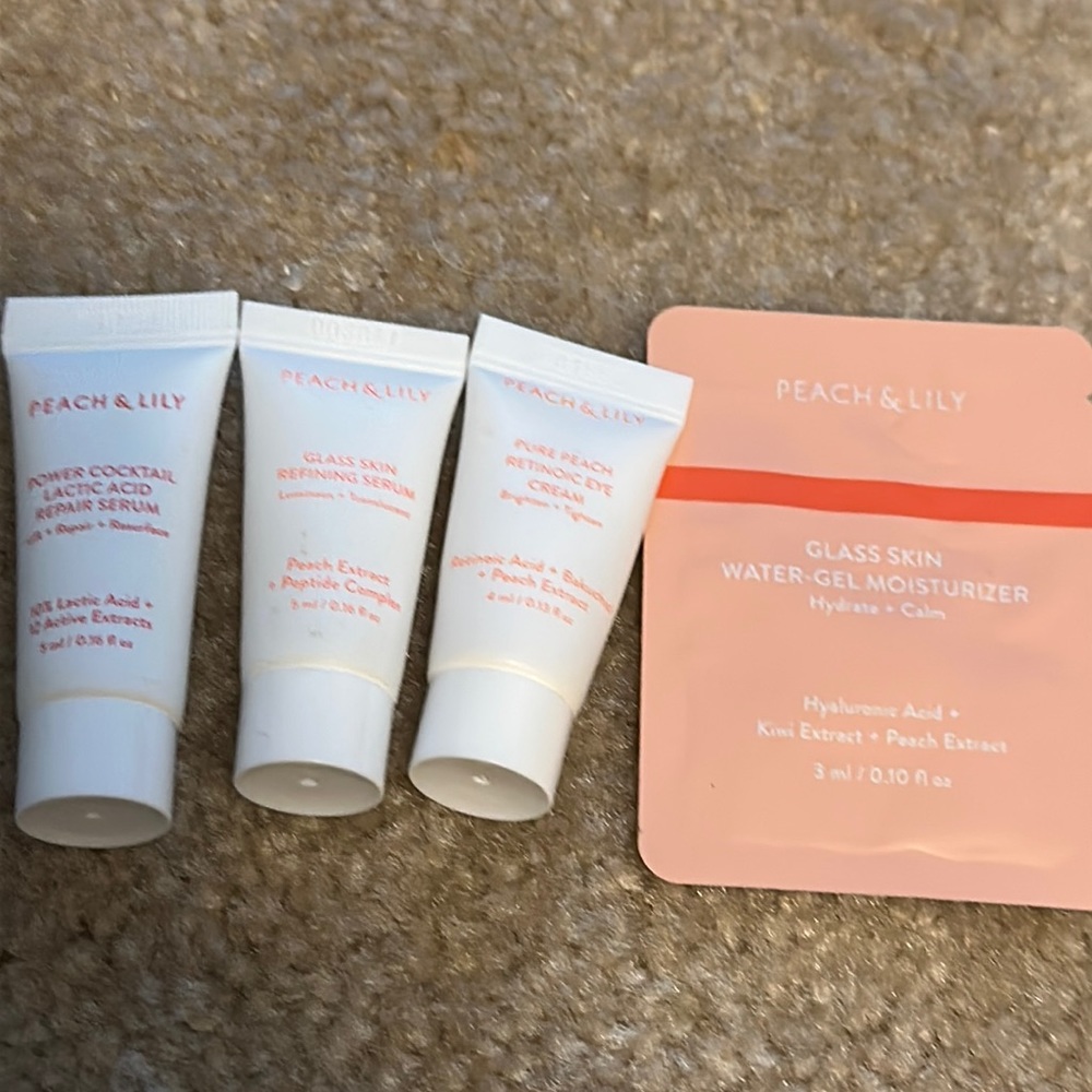 Peach & Lily sample trio